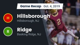 Recap: Hillsborough  vs. Ridge  2019