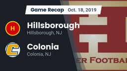 Recap: Hillsborough  vs. Colonia  2019