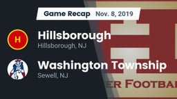 Recap: Hillsborough  vs. Washington Township  2019