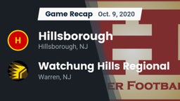 Recap: Hillsborough  vs. Watchung Hills Regional  2020