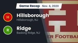 Recap: Hillsborough  vs. Ridge  2020