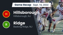 Recap: Hillsborough  vs. Ridge  2022