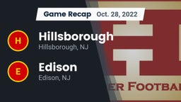 Recap: Hillsborough  vs. Edison  2022