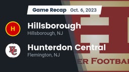 Recap: Hillsborough  vs. Hunterdon Central  2023