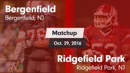 Matchup: Bergenfield vs. Ridgefield Park  2016