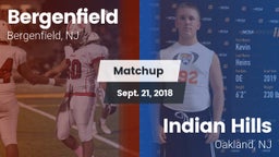 Matchup: Bergenfield vs. Indian Hills  2018