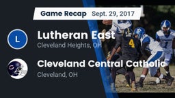 Recap: Lutheran East  vs. Cleveland Central Catholic 2017