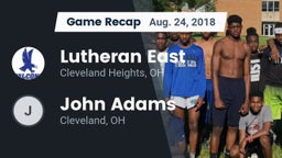 Recap: Lutheran East  vs. John Adams  2018