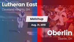 Matchup: Lutheran East vs. Oberlin  2018