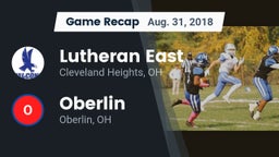 Recap: Lutheran East  vs. Oberlin  2018