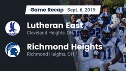 Recap: Lutheran East  vs. Richmond Heights  2019