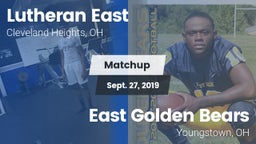 Matchup: Lutheran East vs. East  Golden Bears 2019