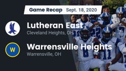 Recap: Lutheran East  vs. Warrensville Heights  2020