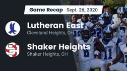 Recap: Lutheran East  vs. Shaker Heights  2020