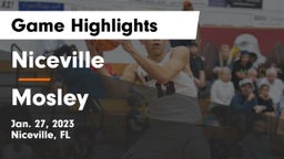 Niceville  vs Mosley  Game Highlights - Jan. 27, 2023