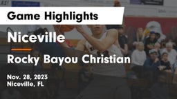 Niceville  vs Rocky Bayou Christian  Game Highlights - Nov. 28, 2023