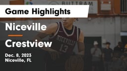 Niceville  vs Crestview  Game Highlights - Dec. 8, 2023
