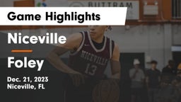 Niceville  vs Foley  Game Highlights - Dec. 21, 2023