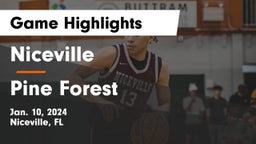 Niceville  vs Pine Forest  Game Highlights - Jan. 10, 2024