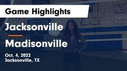 Jacksonville  vs Madisonville  Game Highlights - Oct. 4, 2022