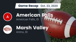 Recap: American Falls  vs. Marsh Valley  2020
