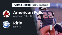Recap: American Falls  vs. Ririe  2023