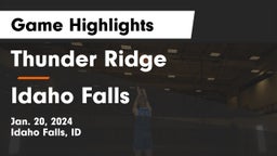 Thunder Ridge  vs Idaho Falls  Game Highlights - Jan. 20, 2024