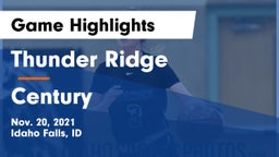 Thunder Ridge  vs Century  Game Highlights - Nov. 20, 2021