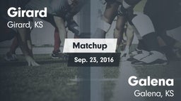 Matchup: Girard vs. Galena  2016