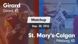 Matchup: Girard vs. St. Mary's-Colgan  2016