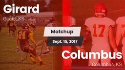Matchup: Girard  vs. Columbus  2017