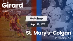 Matchup: Girard  vs. St. Mary's-Colgan  2017
