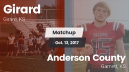 Matchup: Girard  vs. Anderson County  2017