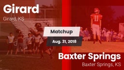 Matchup: Girard  vs. Baxter Springs   2018