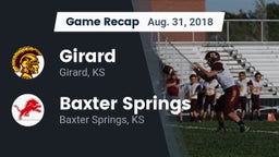 Recap: Girard  vs. Baxter Springs   2018