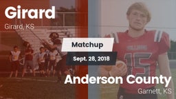 Matchup: Girard  vs. Anderson County  2018