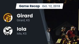 Recap: Girard  vs. Iola  2018