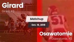 Matchup: Girard  vs. Osawatomie  2018