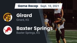 Recap: Girard  vs. Baxter Springs   2021