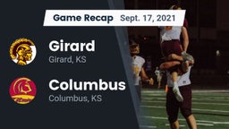 Recap: Girard  vs. Columbus  2021