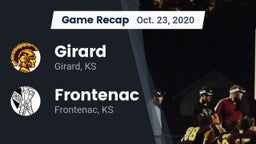 Recap: Girard  vs. Frontenac  2020