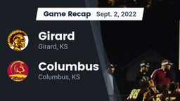 Recap: Girard  vs. Columbus  2022