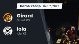 Recap: Girard  vs. Iola  2022