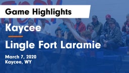 Kaycee  vs Lingle Fort Laramie Game Highlights - March 7, 2020