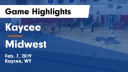 Kaycee  vs Midwest  Game Highlights - Feb. 7, 2019