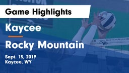 Kaycee  vs Rocky Mountain Game Highlights - Sept. 15, 2019