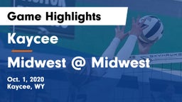 Kaycee  vs Midwest @ Midwest Game Highlights - Oct. 1, 2020