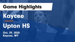 Kaycee  vs Upton HS Game Highlights - Oct. 29, 2020