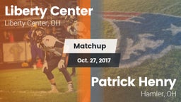 Matchup: Liberty Center vs. Patrick Henry  2017