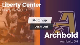 Matchup: Liberty Center vs. Archbold  2018